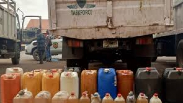Lagos taskforce arrests six roadside petrol hawkers